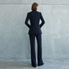 IWY/高级感黑色微喇裤秋季2024新中式盘扣西装套装醋酸西服外套CP2078 商品缩略图3