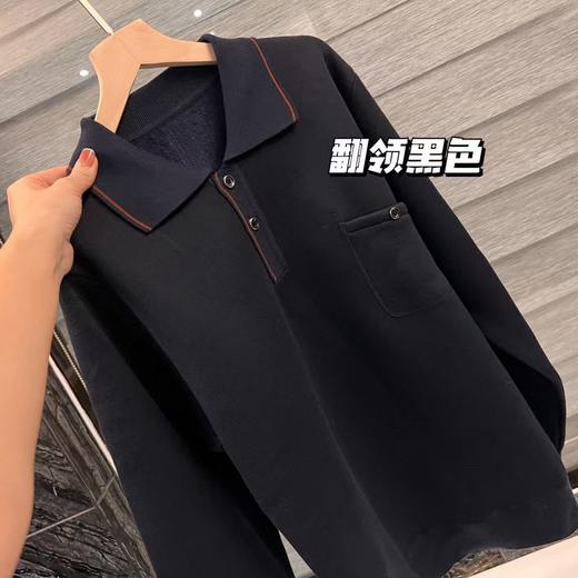 POLO领加绒爸爸衫老父亲们爱穿省心保暖衣 商品图0