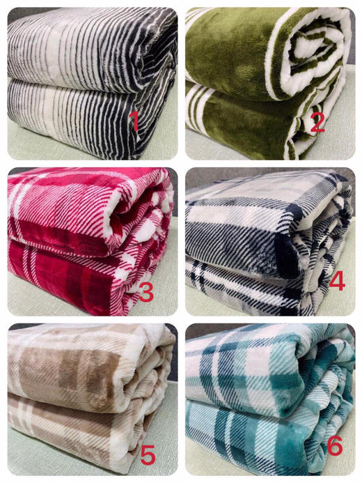 LHX24351法兰绒毛毯 商品图0