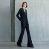 IWY/高级感黑色微喇裤秋季2024新中式盘扣西装套装醋酸西服外套CP2078 商品缩略图2