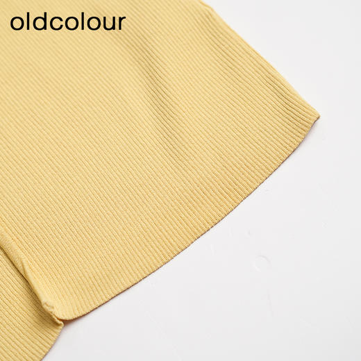 oldcolour春秋款简约休闲领百搭内搭T恤套头衫女GM31052824 商品图4