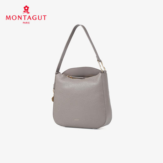 法国梦特娇秋冬新品时髦松弛感牛皮单肩包 商品图3