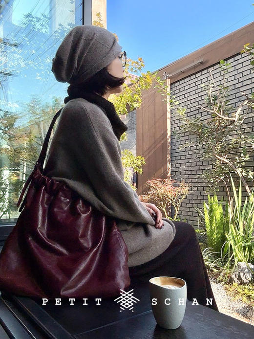 PETIT SCHAN小闪 BAG#012 The Shell of Time 时间的皮壳 意大利进口高级感植鞣小羊皮单肩斜挎包 商品图8