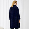 EITIE爱特爱气质翻领保暖直筒奢华大衣皮草外套冬新款8093720 商品缩略图4
