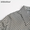 oldcolour春秋款气质百搭休闲收腰格子衬衫中外套女GO31042846 商品缩略图2