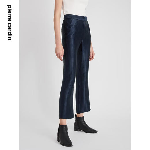 皮尔卡丹女装裤子醋酸直筒裤高级感通勤日常休闲裤P2327T2979N0
 商品图2