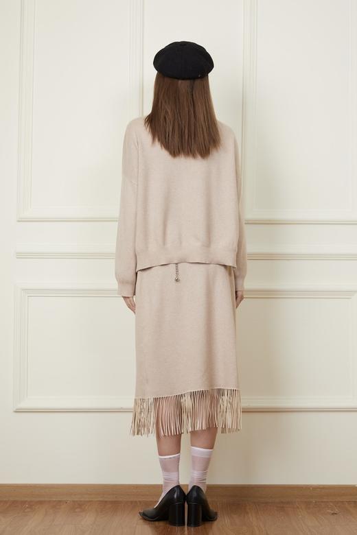 LNNNS 简约舒适针织上衣半裙套装 18894 商品图3