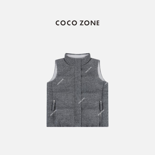 COCO ZONE 冬季鹅绒高级感连帽保暖羽绒服 CC2D2432 商品图0