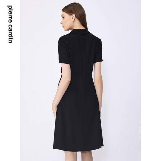 皮尔卡丹女装夏季新款通勤淑女西装压褶连衣裙C32DS014
 商品图8