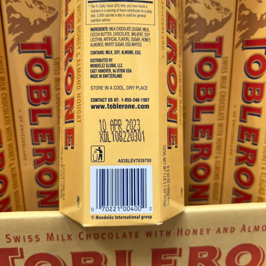 🍫三角巧克力🍫美国🇺🇸直邮特价188元🉐美国明星也非常爱吃的😍Toblerone瑞士三角牛奶巧克力 商品图1