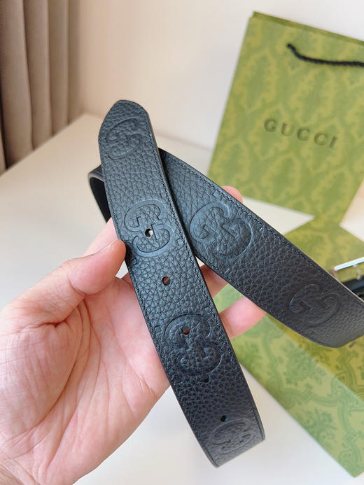 秋冬特惠💰300【Gucci】男士腰带 早秋系列添姿加彩。这款亮眼的腰带 商品图7