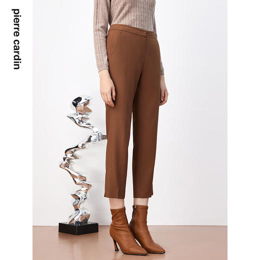 皮尔卡丹女装知性直筒简约通勤气质直筒裤P3348T3997M0
 商品图1