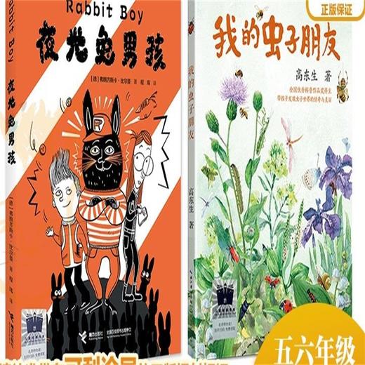 夜光兔男孩   我的虫子朋友   五六年级共读套装正版现货速发|名师推荐|小学生课外阅读 商品图0