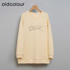 oldcolour秋冬款简约休闲气质宽松百搭中长款卫衣女O43024361 商品缩略图0
