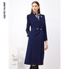皮尔卡丹女装风衣春秋新款蓝色西服领时尚宽松女大衣P3316G3992N0
 商品缩略图4