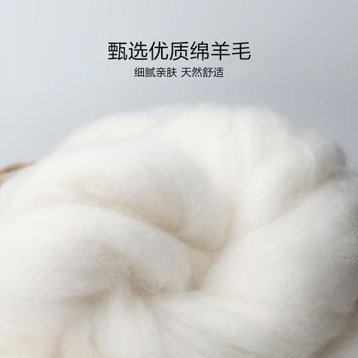 洁丽雅3双装男士长筒袜绵羊毛加厚舒适亲肤抗寒保暖简约百搭男袜 商品图3