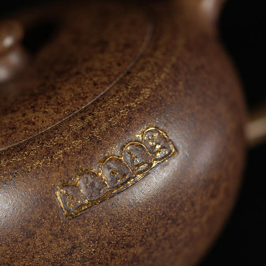 龙德堂陶艺 汤宣武柴烧作品《禅悟》150cc 原矿黄金段 (库存请咨询客服) 商品图4