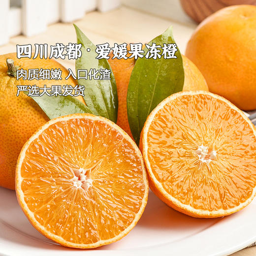 枝悦 四川爱媛38号果冻橙 皮薄粒满口口香 酸甜多汁 果园直发 72小时发货（果蔬生鲜签收24小时内保留完整包装面单可售后，超时不予理赔，拍下默认接受） 商品图0