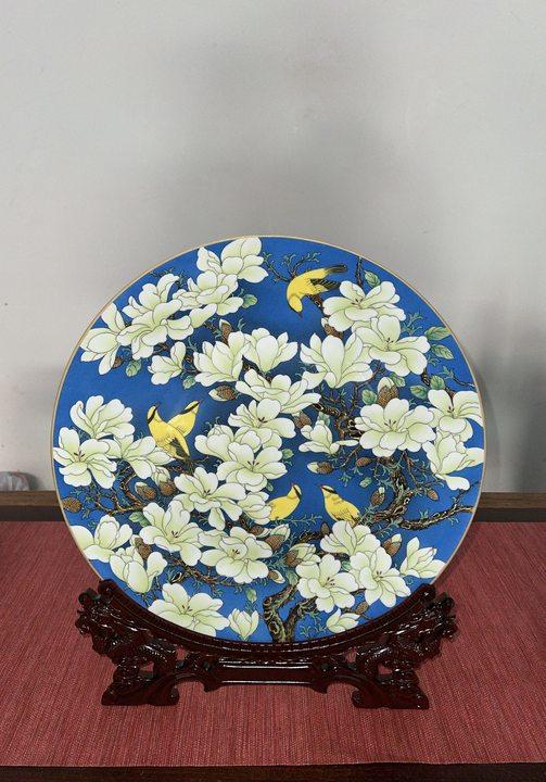 新粉咏玉兰赏盘 商品图0