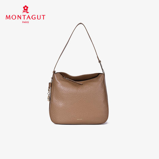法国梦特娇秋冬新品时髦松弛感牛皮单肩包 商品图5