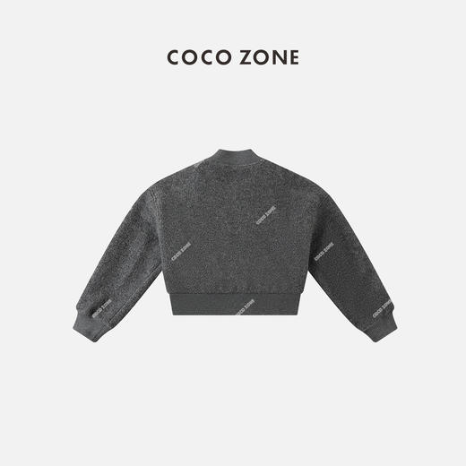 COCO ZONE柔糯感外套温暖廓形短款拉链长袖夹克 23C19396 商品图1