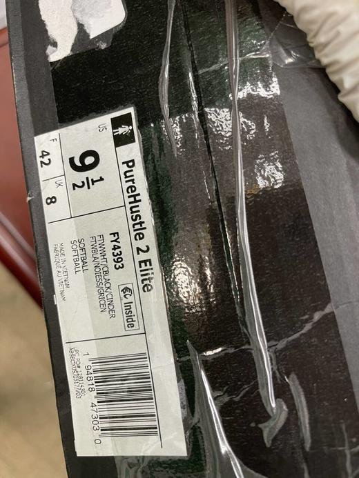 瑕疵Adidas/阿迪达斯 PureHustle 2 Elite 女士轻盈抓地运动垒球鞋 商品图3