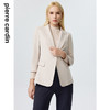 皮尔卡丹女装西装春秋浅米色宽松商务职业西服上衣P3216U3075M1
 商品缩略图3