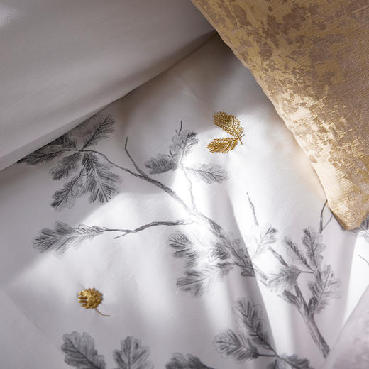 AT邸尔铂·法国进口奢华家纺Saison季节系列床品四件套 商品图2