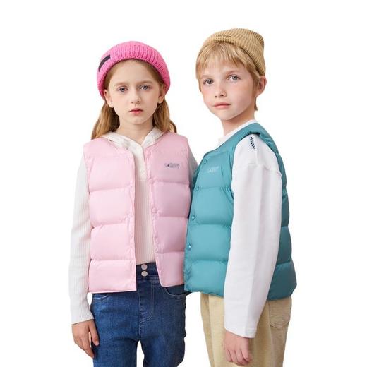 史努比儿童羽绒马甲内搭外穿坎肩轻薄保暖90白鸭绒背心男女童装 商品图4