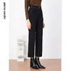 皮尔卡丹女装裤子休闲裤黑色春秋百搭通勤干练直筒裤P3335T3994B0
 商品缩略图1