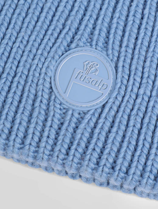 Fusalp - KNIT BEANIE II - Oxygen - 女装 - 毛线帽 - 浅蓝 商品图2