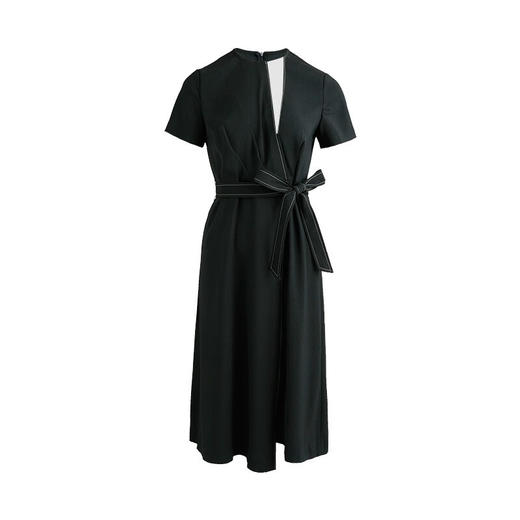 皮尔卡丹女装新款通勤都市职业修身连衣裙C31DS015B0
 商品图4