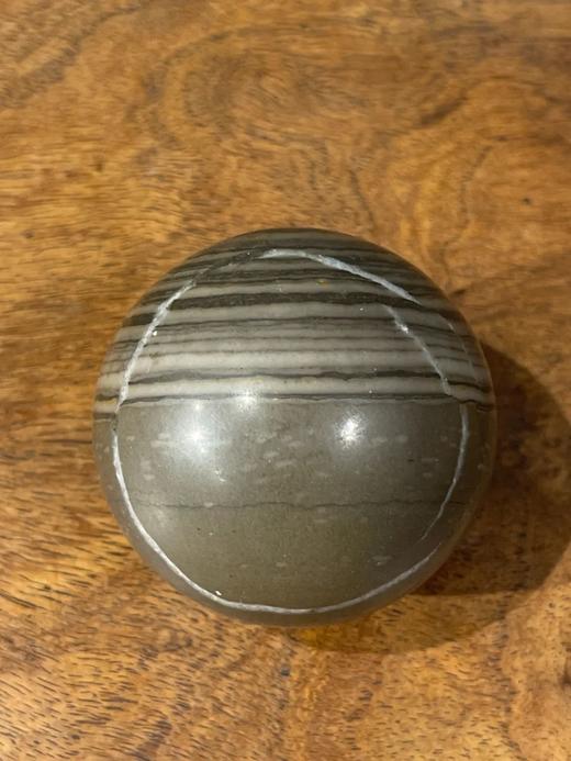 雨花石老手捻旋掌球一对，顺丰包邮 商品图5