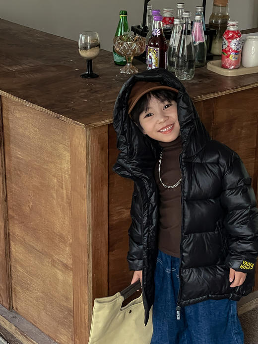 小牛麦萌儿童黑金羽绒服MJP2023】 🥳反季清仓1.3折!退换货有运费补贴Y🔥 ✅内里填充白鸭绒，高蓬松，✨轻盈不钻绒专利蜂窝锁温 商品图3