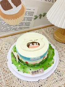猫咪漫画 定制蛋糕 