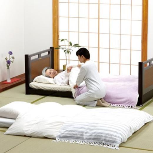 FranceBeD超低防坠床安心智降超低位电动护理床 商品图2