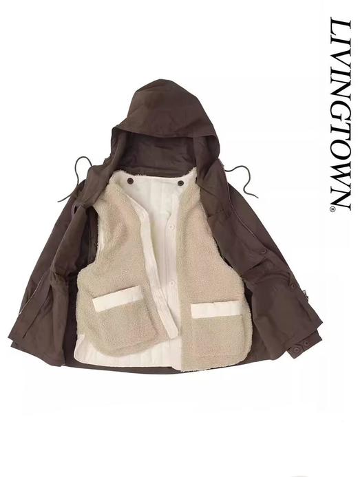 LIVINGTOWN/LT登山2合1大衣马甲 商品图0