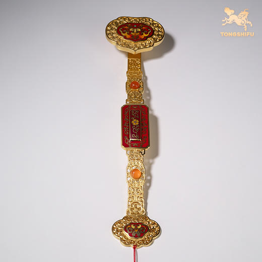 铜师傅《人生如意》桌面紫铜摆件 事事如意景泰蓝摆件 工艺品 商品图5