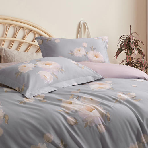 【限时特惠】水星家纺全棉抗菌四件套—蔓莎（被套：200*230、床单：230*250、枕套：48*74cm）【分仓直发，72小时发货，周末节假日不发货】 商品图0