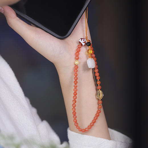 太平有象 南红玛瑙手机链 商品图5