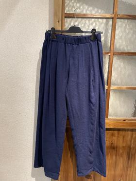 apuntob 羊毛麻长款直筒裤