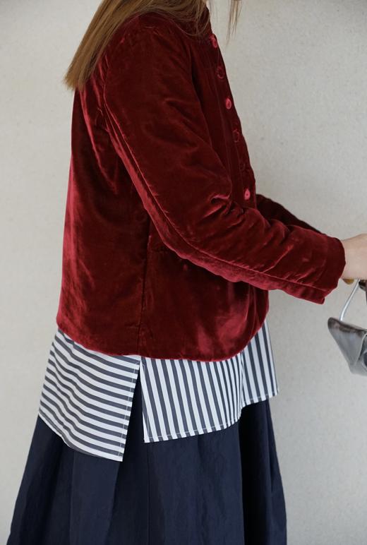 ECOLE DE CURIOSITES 丝绒琥珀红外套 商品图10