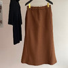 【顺丰包邮】01324 洛诗琳秋冬氛围咖色轻鱼尾羊毛呢料半裙20230 商品缩略图3