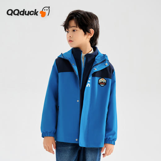 【清仓捡漏】【三合一】【120-165】【可可鸭】男女童三合一冲锋衣 商品图3