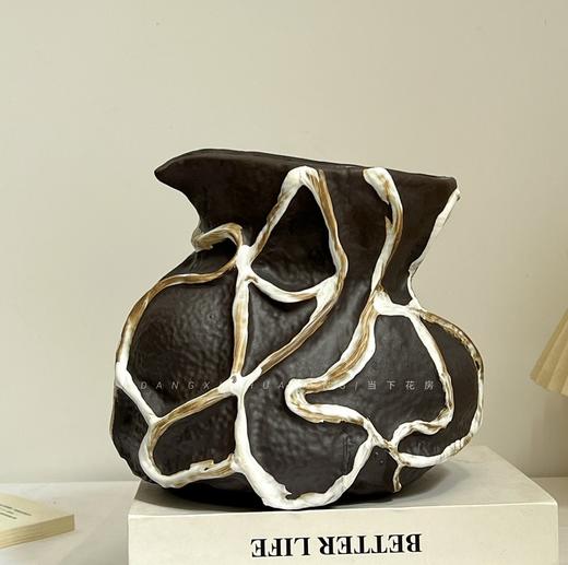 【钱袋子.陶瓷花瓶】1个/份 高约22cm上口径14cm肚径25cm（江西仓顺丰发货） 商品图1