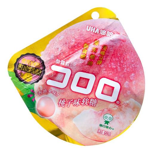 悠哈酷露露 桃子味果汁软糖 52g/袋 商品图0