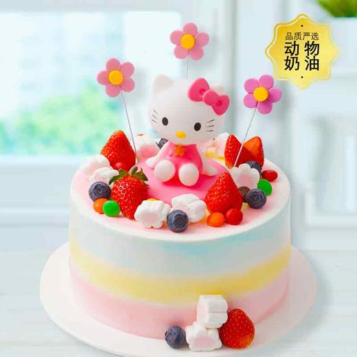 可爱Kitty-甜蜜鲜果夹心-多层【生日蛋糕】 商品图0