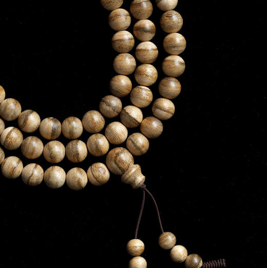 【青山特惠】8mm108颗 马泥涝 天然沉香花珠手串 22g c00030 商品图2