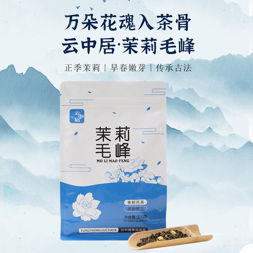 云中居晨系列茉莉毛峰袋装250g 商品图0