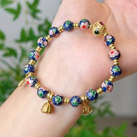 敦煌【繁锦·敦煌纯铜景泰蓝手串】敦煌福泽小众轻奢手串